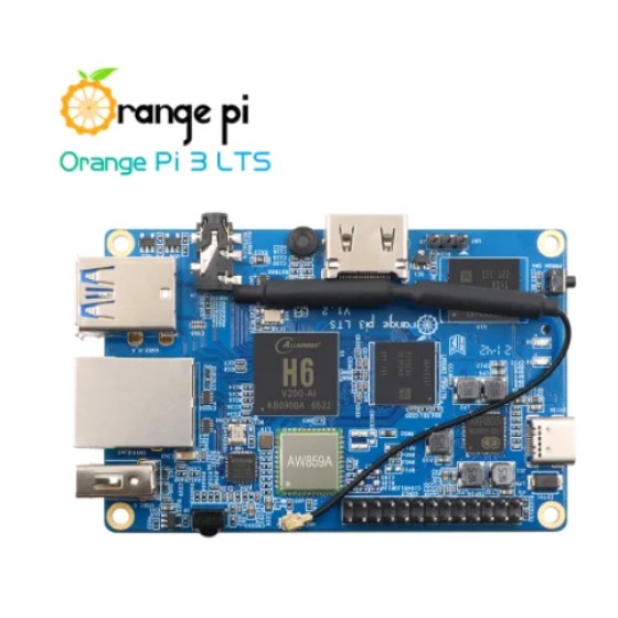 Orange Pi 3 Lts 2g8g Emmc With Wifi+bt5.0,Allwinner H6 Soc,Open Source Board Computer,Run Android 9.0/ Ubuntu/ Debian Os RSP PI